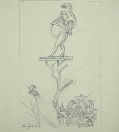 Sketch - Drawing by Leo Guida - 1972 