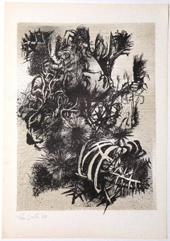 Vintage Still Life 1965 - Original Screen Print by Leo Guida - 1965