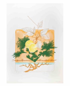 Nature morte  - Sérigraphie de Leo Guida - 1976