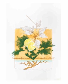 Naturaleza muerta - Serigrafía de Leo Guida - 1976