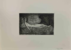 Sybil - Etching by Leo Guida - 1970s