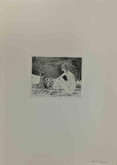 Vintage Sybil - Etching by Leo Guida - 1970s