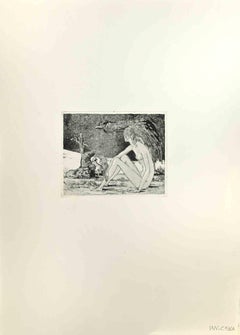 Sybil - Etching by Leo Guida - 1970s
