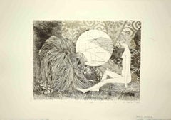 Sibilla - Acquaforte di Leo Guida - Anni '70