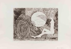 The Encounter - Etching by Leo Guida - 1970s