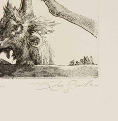The Guardian - Incisione di Leo Guida - Anni '70