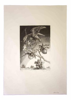 The Guardian - Original Etching by Leo Guida - 1970s