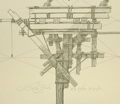 The Knight - Screen Print by Leo Guida - 1970s