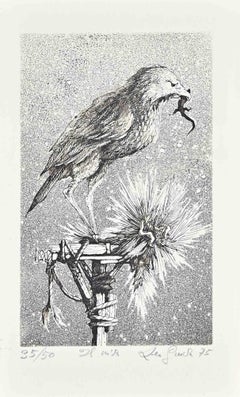 The Nest - Etching by Leo Guida - 1975