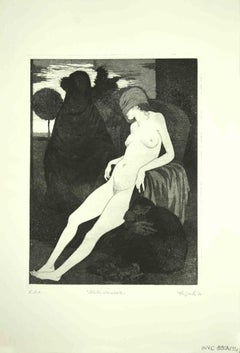 La Sibilla addormentata - Stampa di Leo Guida - 1970