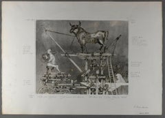 Les années de douleur - gravure originale de Leo Guida - 1975