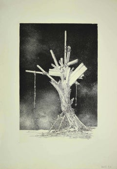 Tree of Life - Original Etching by Leo Guida - 1970s