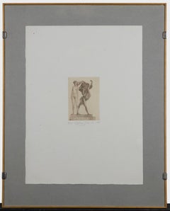 Venere ed Ercol – Radierung von Leo Guida – 1979