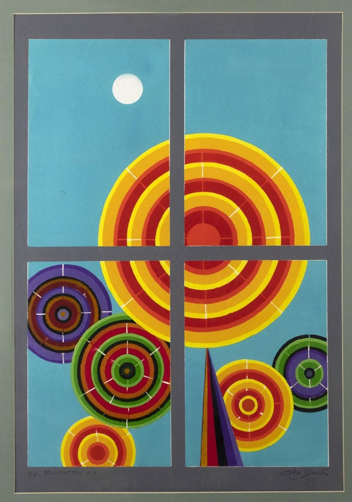 Window 1 - Screen Print by Leo Guida - 1995