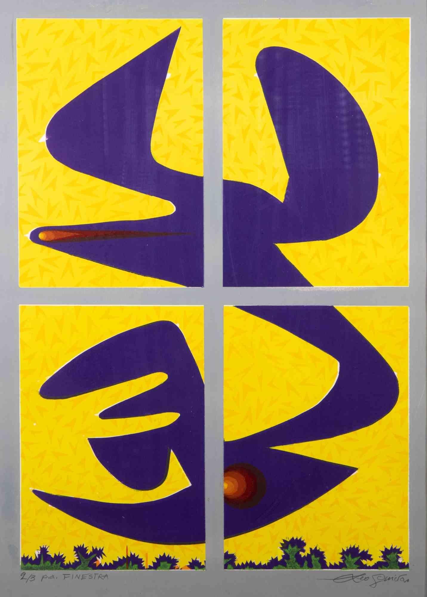 Window ist ein zeitgenössisches Kunstwerk von Leo Guida aus den 1970er Jahren.

Gemischtfarbige Lithographie.

Handsigniert und nummeriert am unteren Rand: 2/3

Der Beweis des Künstlers.

Originaltitel: Finestra

Leo Guida  (1992 - 2017). Mit seinem