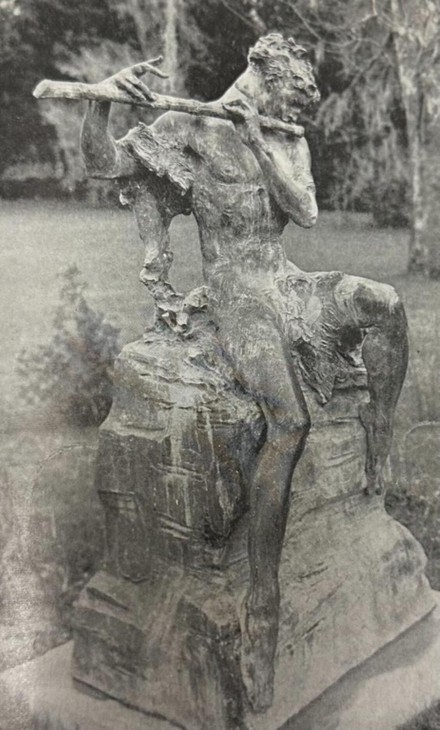 Leo Lentelli Estatua de jardín de bronce 