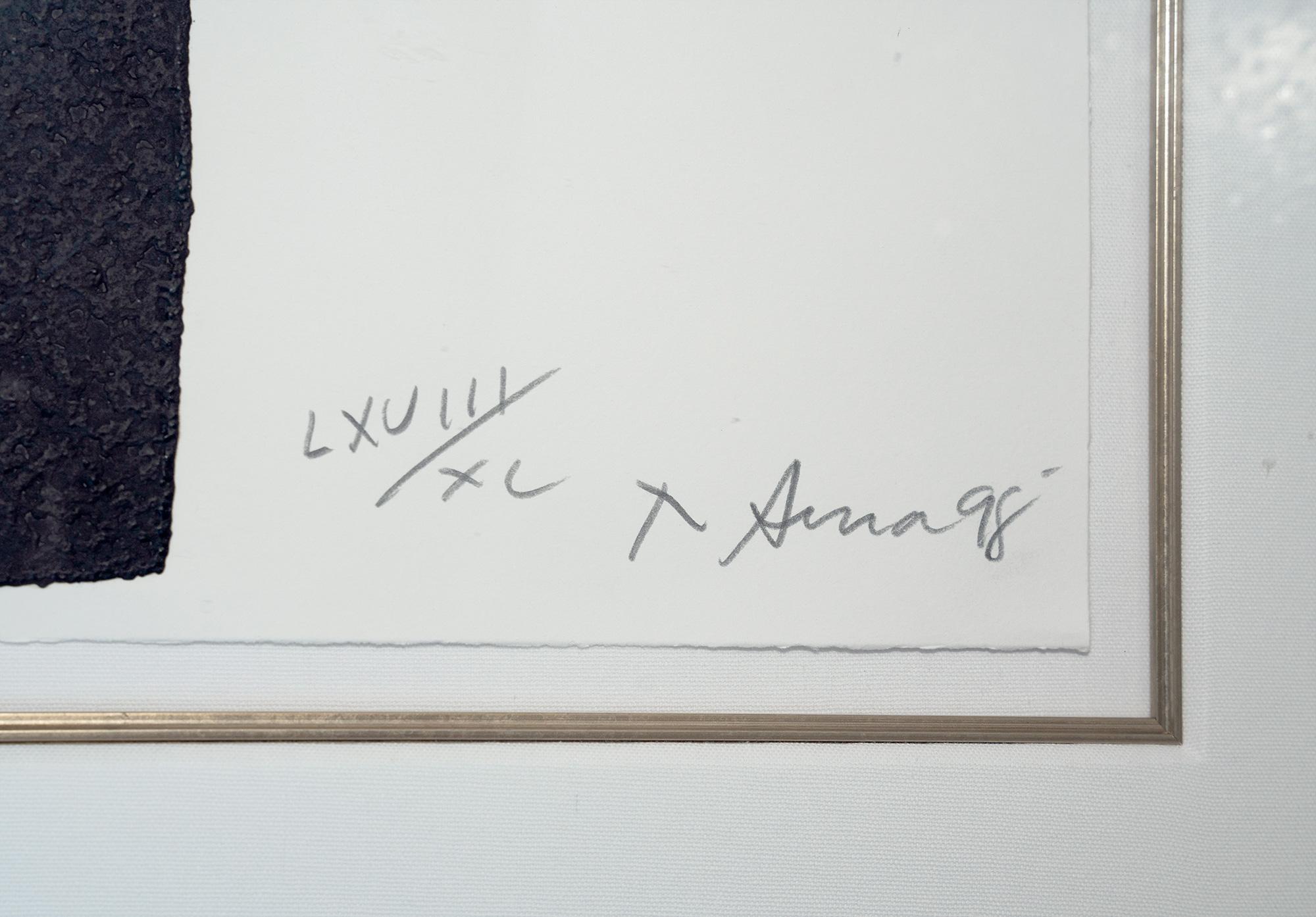 American Leo (Leo Castelli 90th Birthday), 1997 hand-signed etching by Richard Serra For Sale