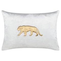 Leo Lumber Pillow, Ivory Gold