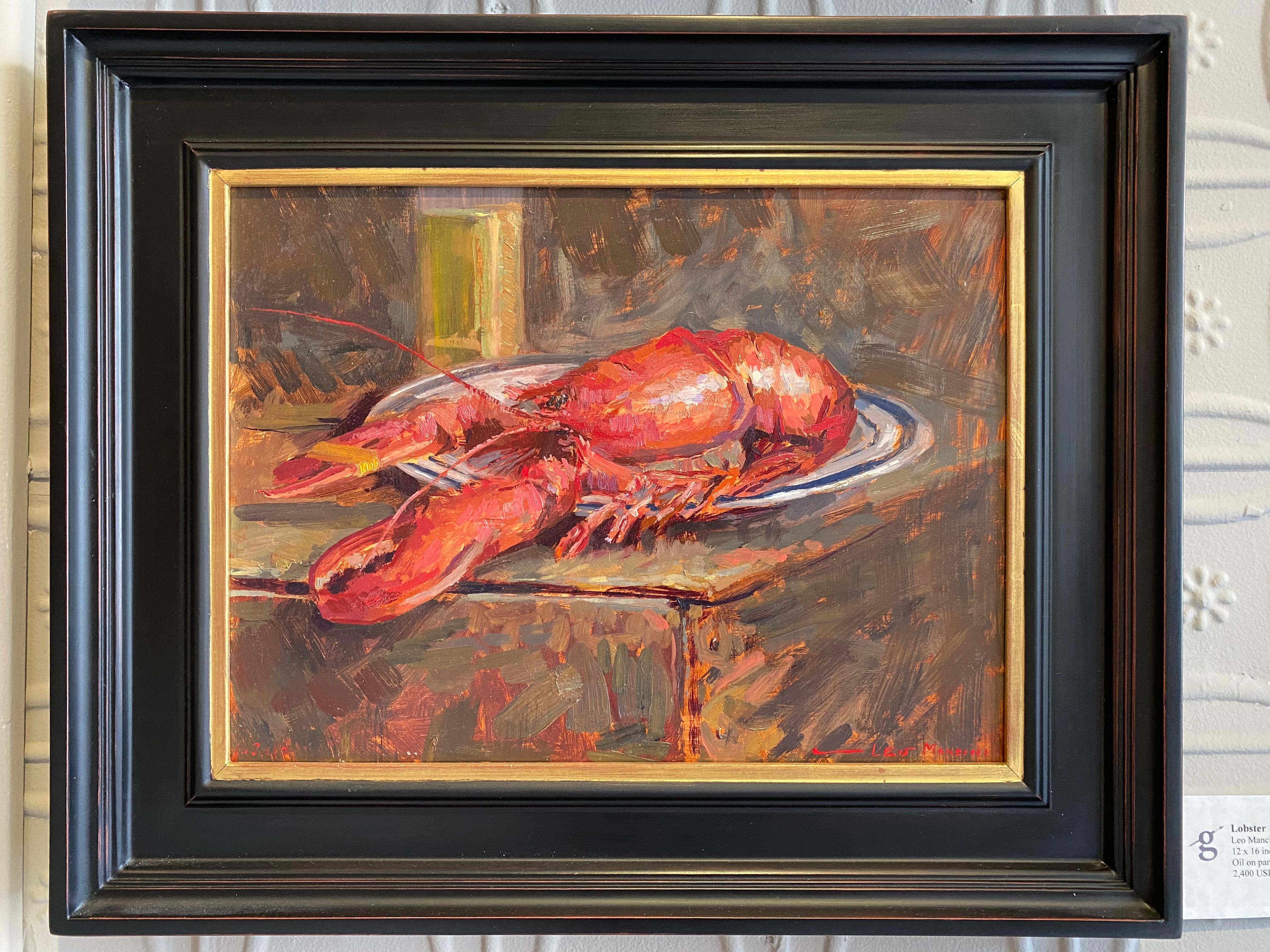 Lobster - Painting by Leo Mancini-Hresko