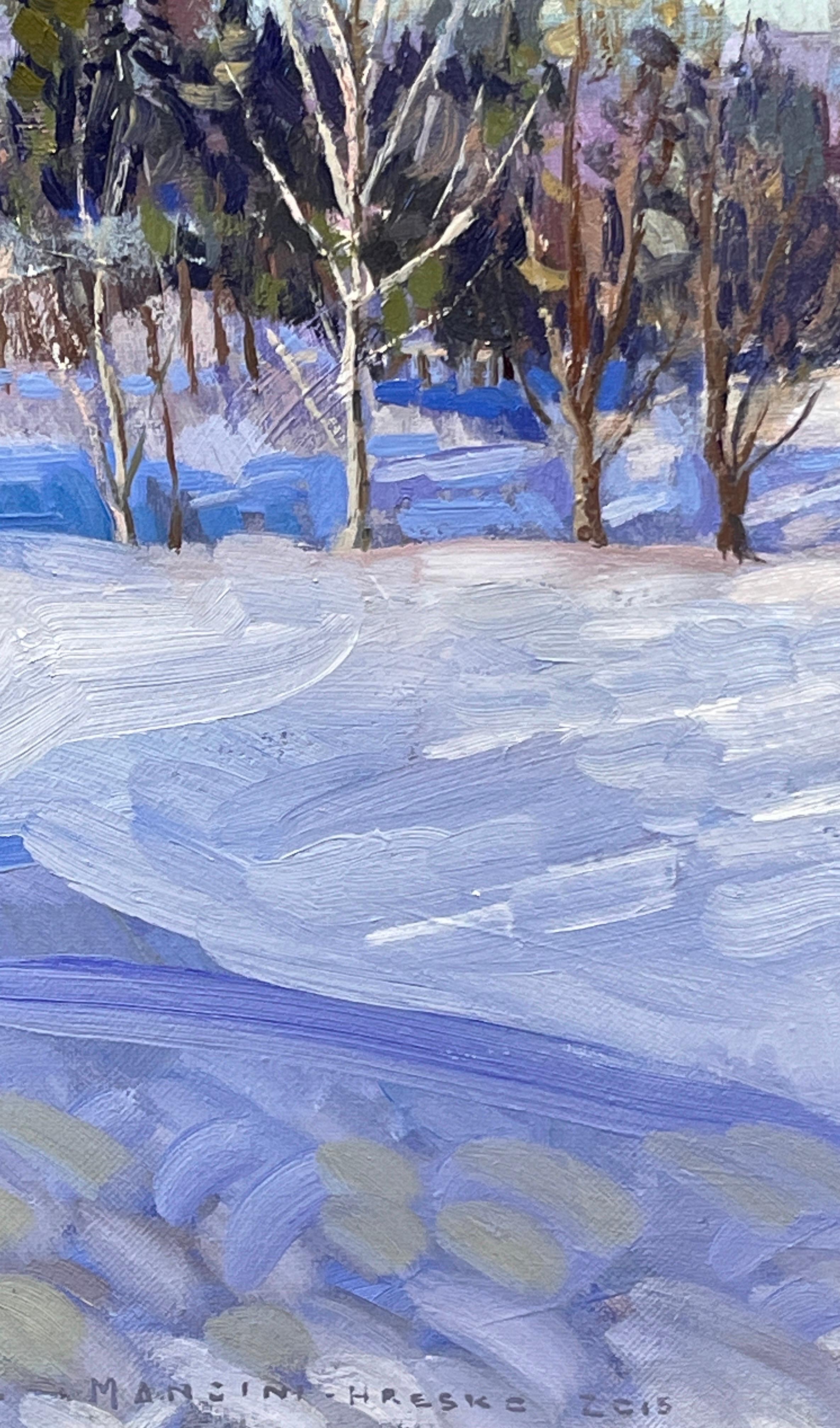 Winter Rhythms - Painting by Leo Mancini-Hresko