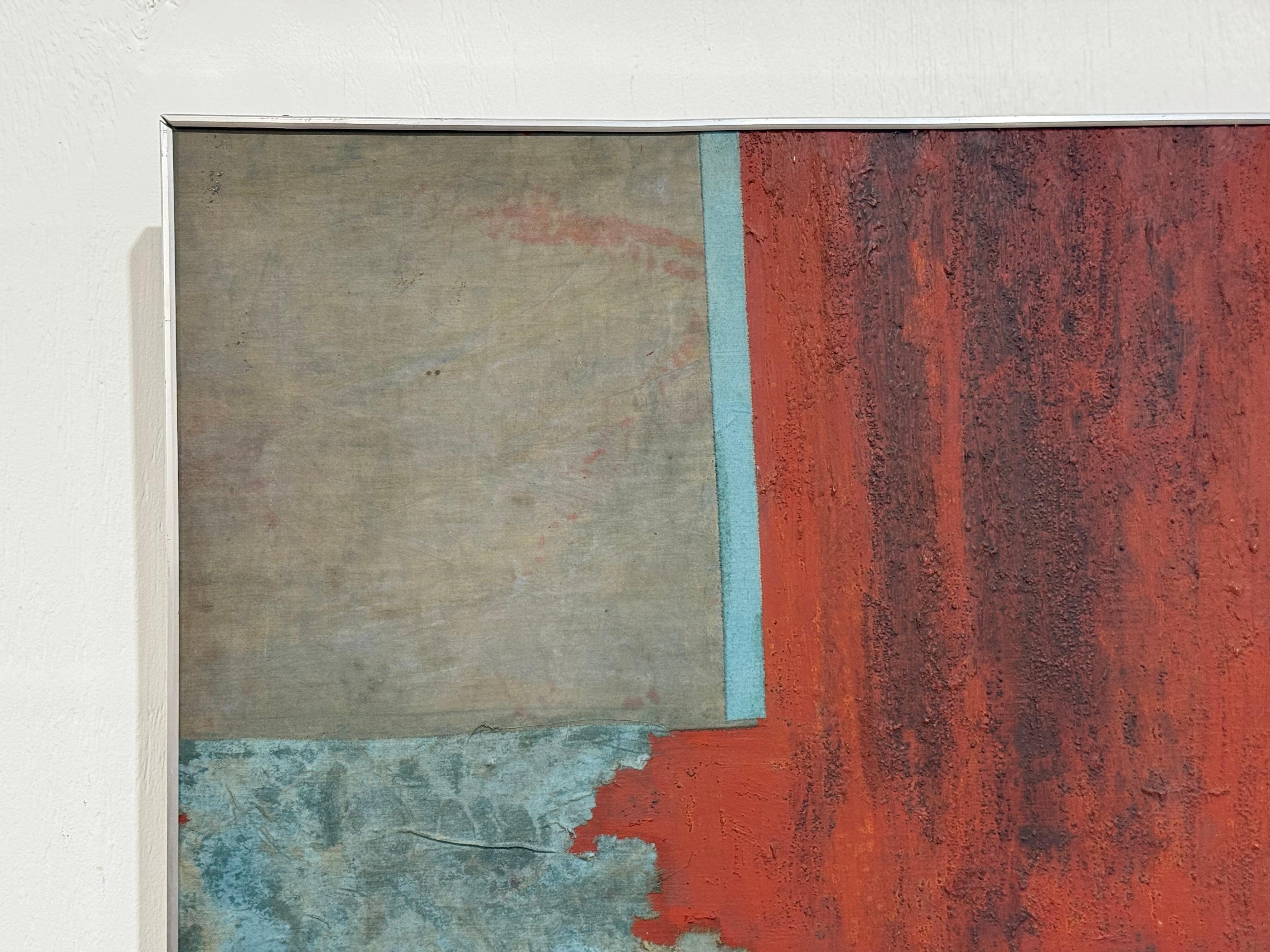 Leo Manso - Arte astratta del Medioevo - Composizione di collage a tecnica mista in vendita 4