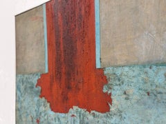 Leo Manso - Midcentury Abstract Art - Mixed Media Collage Composition