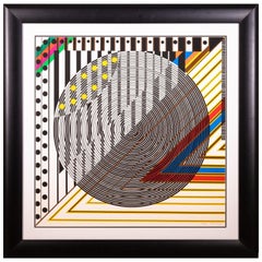Leo Maranz Signierte Lithographie mit dem Titel „#1 Overture“ 247/300 Vintage Midcentury