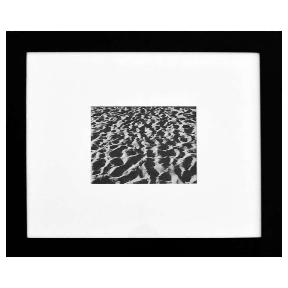 Arena de la Playa,  Landscape Vintage black and white Photograph - Black Black and White Photograph by Leo Matiz