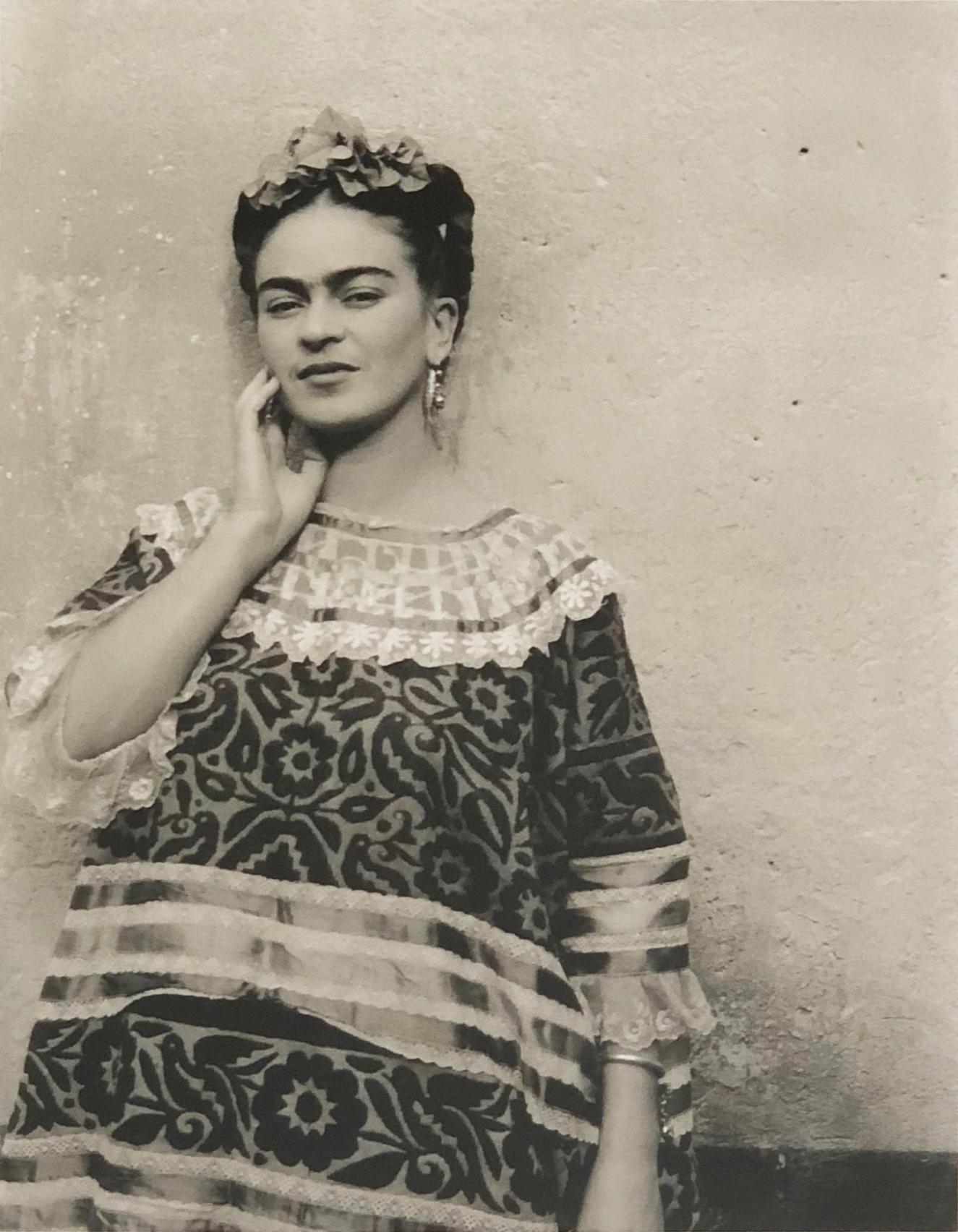 Frida Kahlo, Coyoacán, Mexico, 1943, Digital Print, Artist Proof, Printed 1997 - Photograph by Leo Matiz