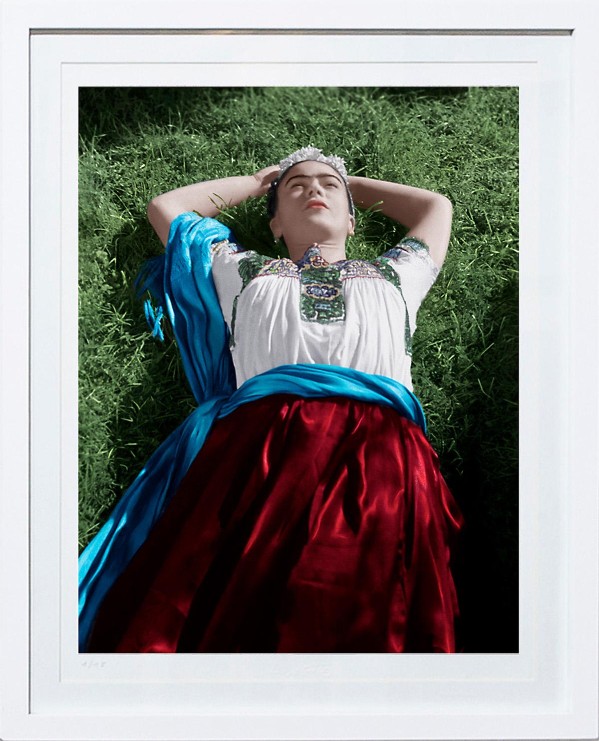 Frida Kahlo nella Casa Blu, Coyoacán, dittico. Dal  Serie Frida Khalo - Photograph di Leo Matiz