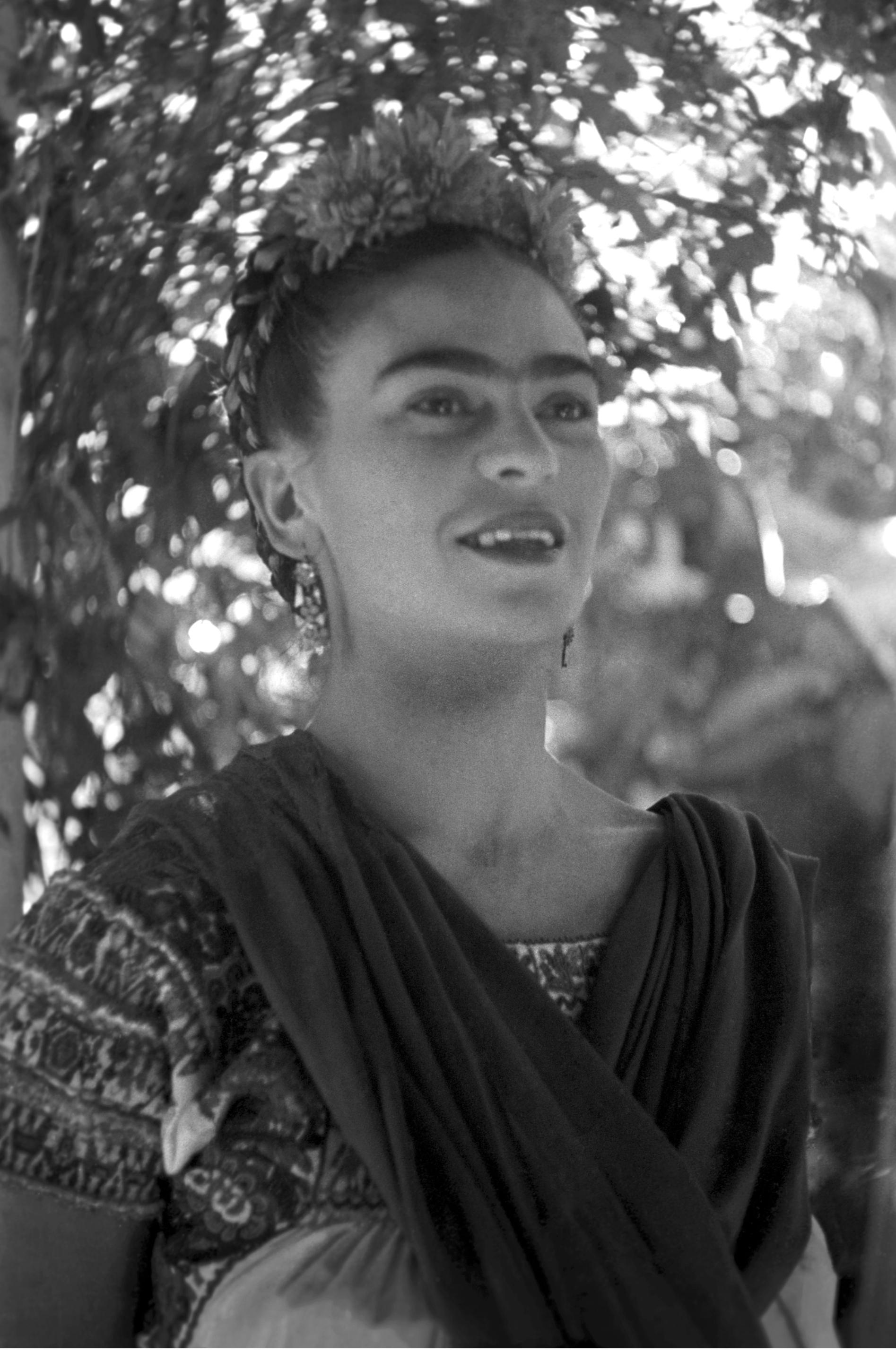Frida, Xochimilco, 1941 - Photograph by Leo Matiz