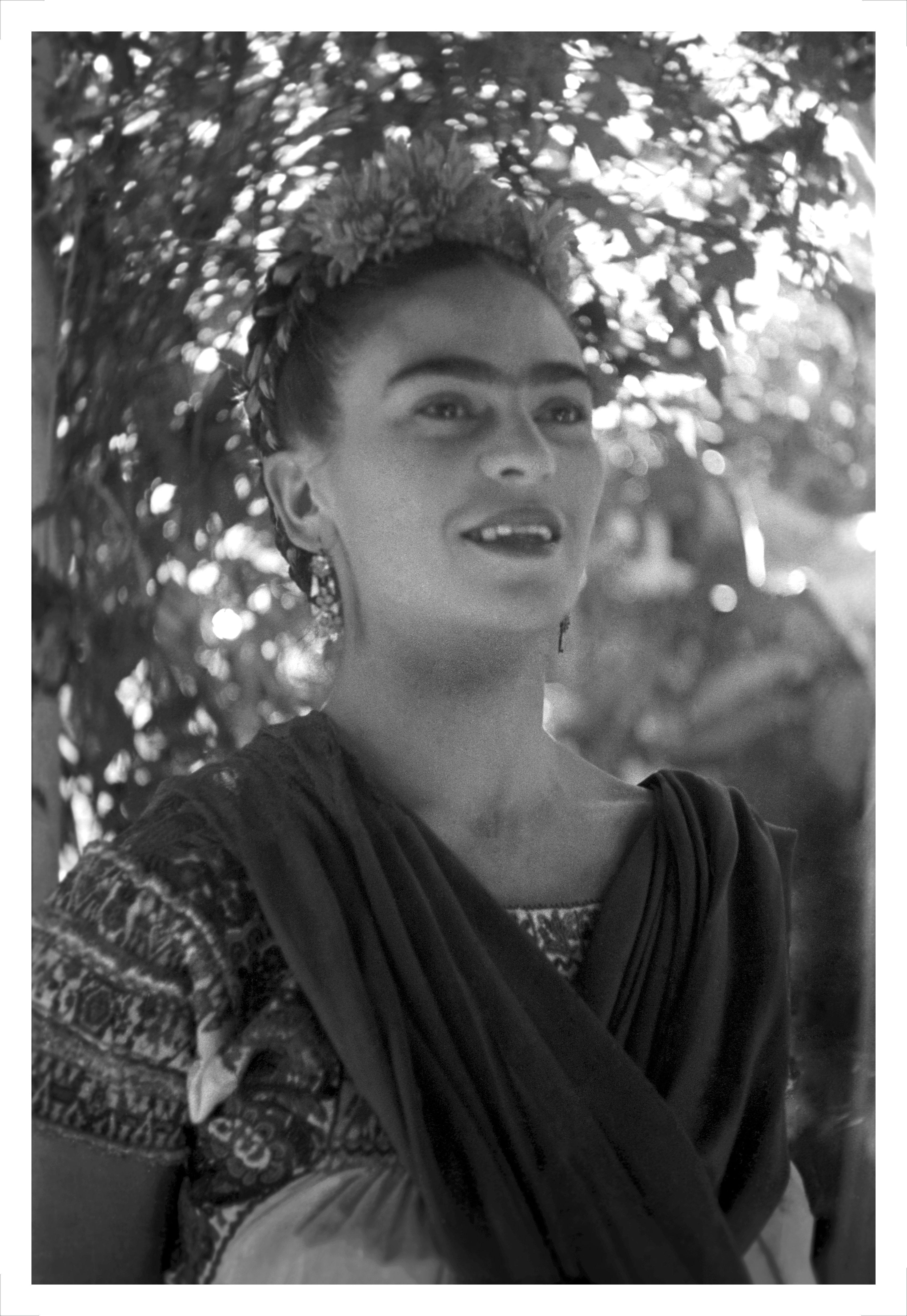 Leo Matiz Black and White Photograph - Frida, Xochimilco, 1941