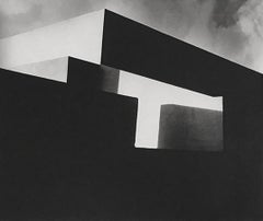 Staring into Space, Mondrian. Black and white architectural landscape photograph