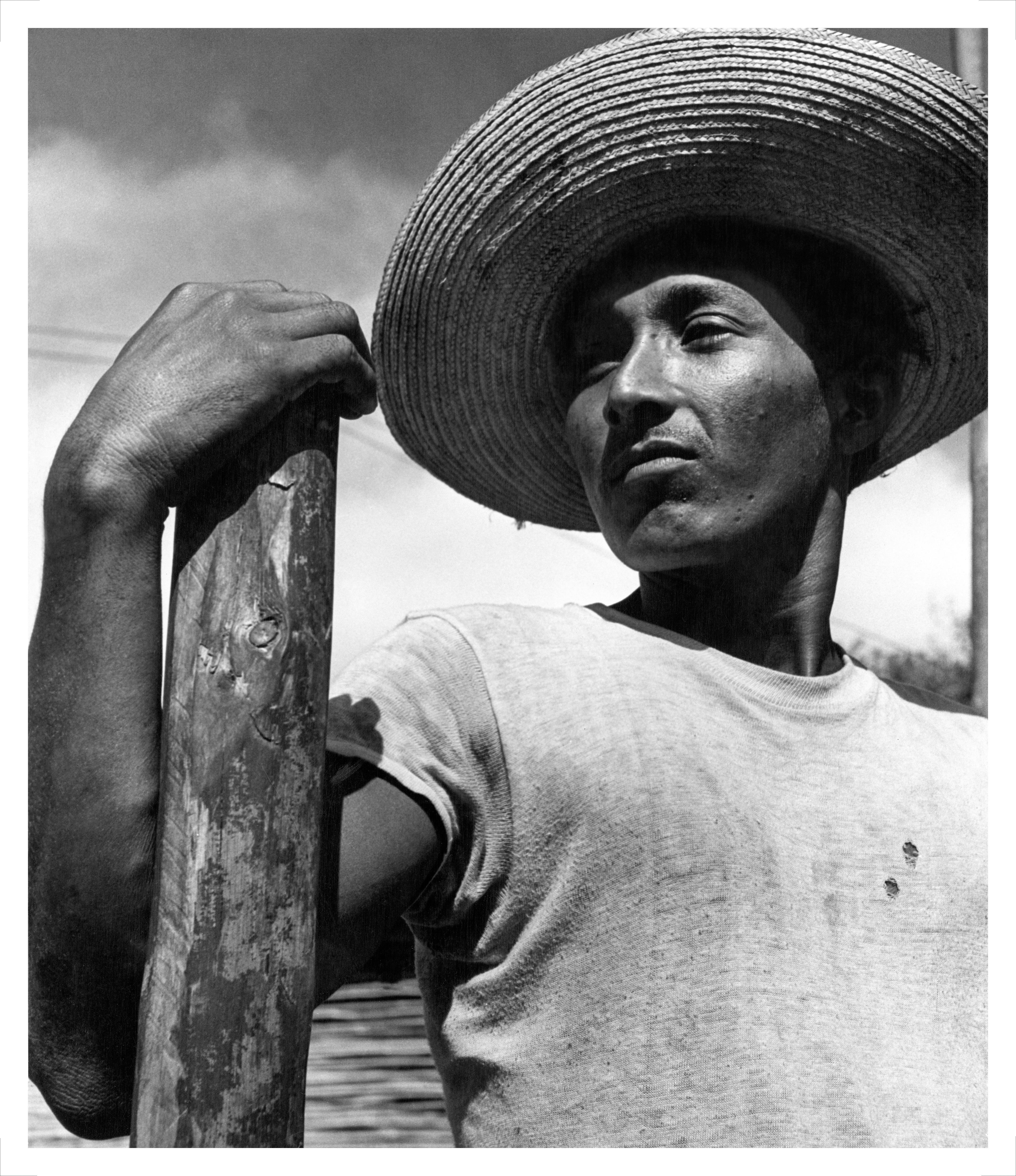 The Fisherman, Santa Marta, 1950. Black and white photograph