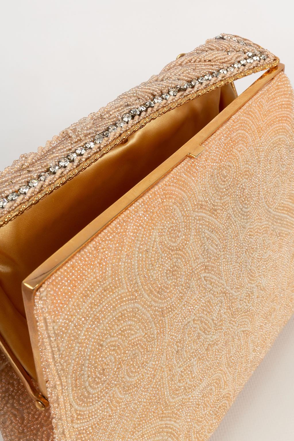 Léo Miller beaded bag In Good Condition For Sale In SAINT-OUEN-SUR-SEINE, FR