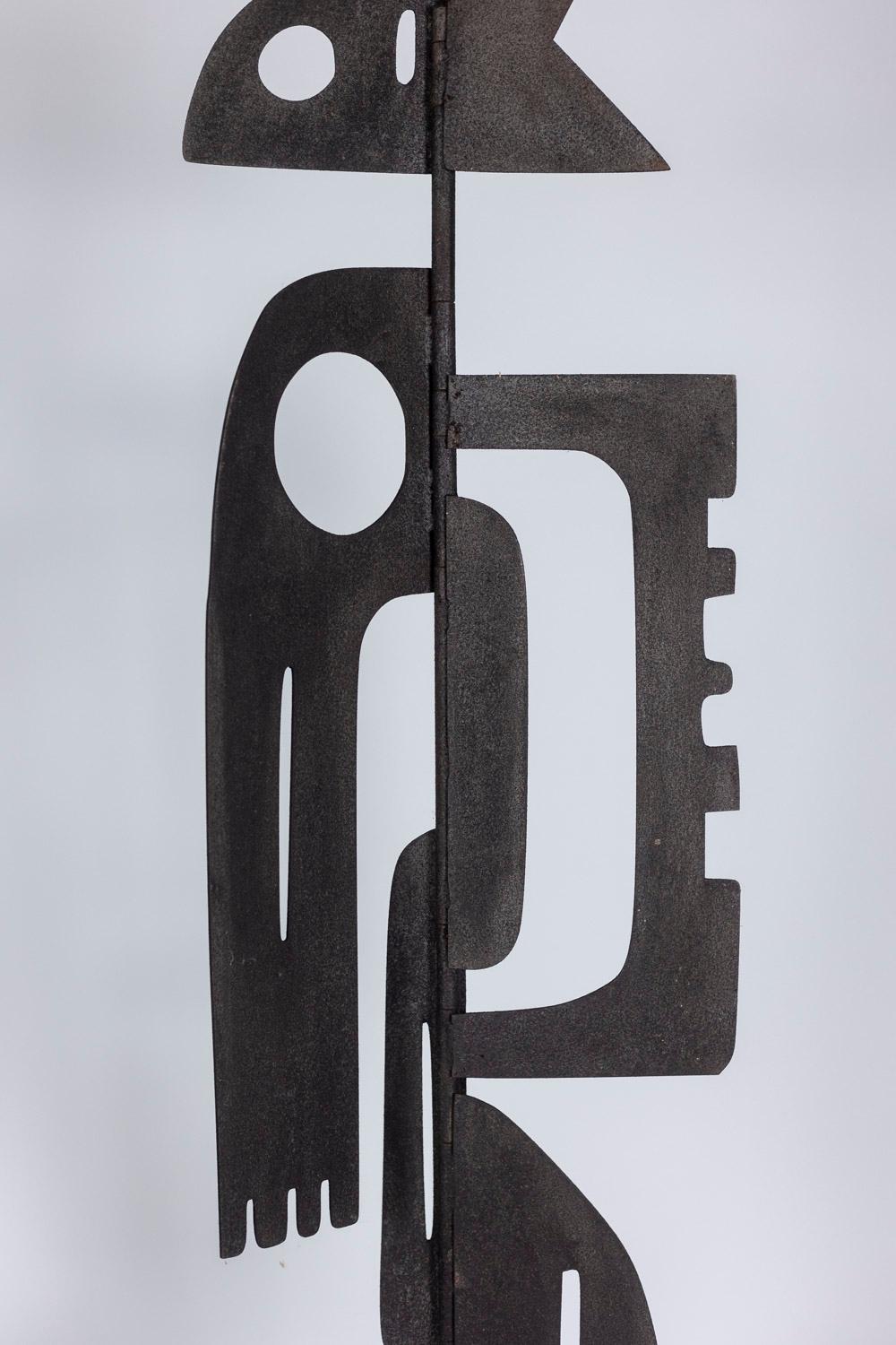 Léo Pacha, Sculpture Un Metal, Contemporary Work In Excellent Condition For Sale In Saint-Ouen, FR