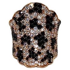 Leo Pizzo 18K Rose Gold Diamond ring 