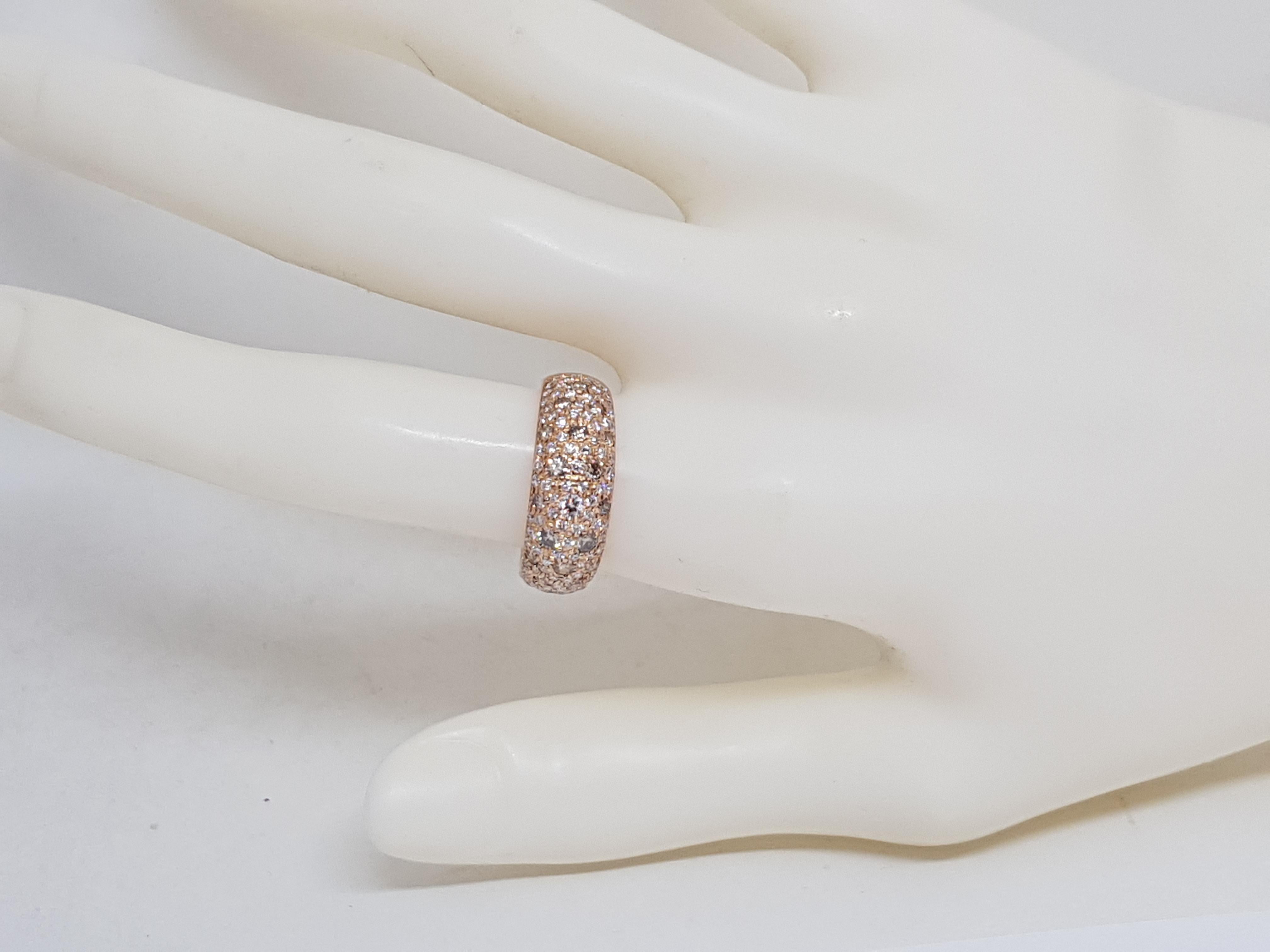 Leo Pizzo Rose Gold Diamond Ring 4
