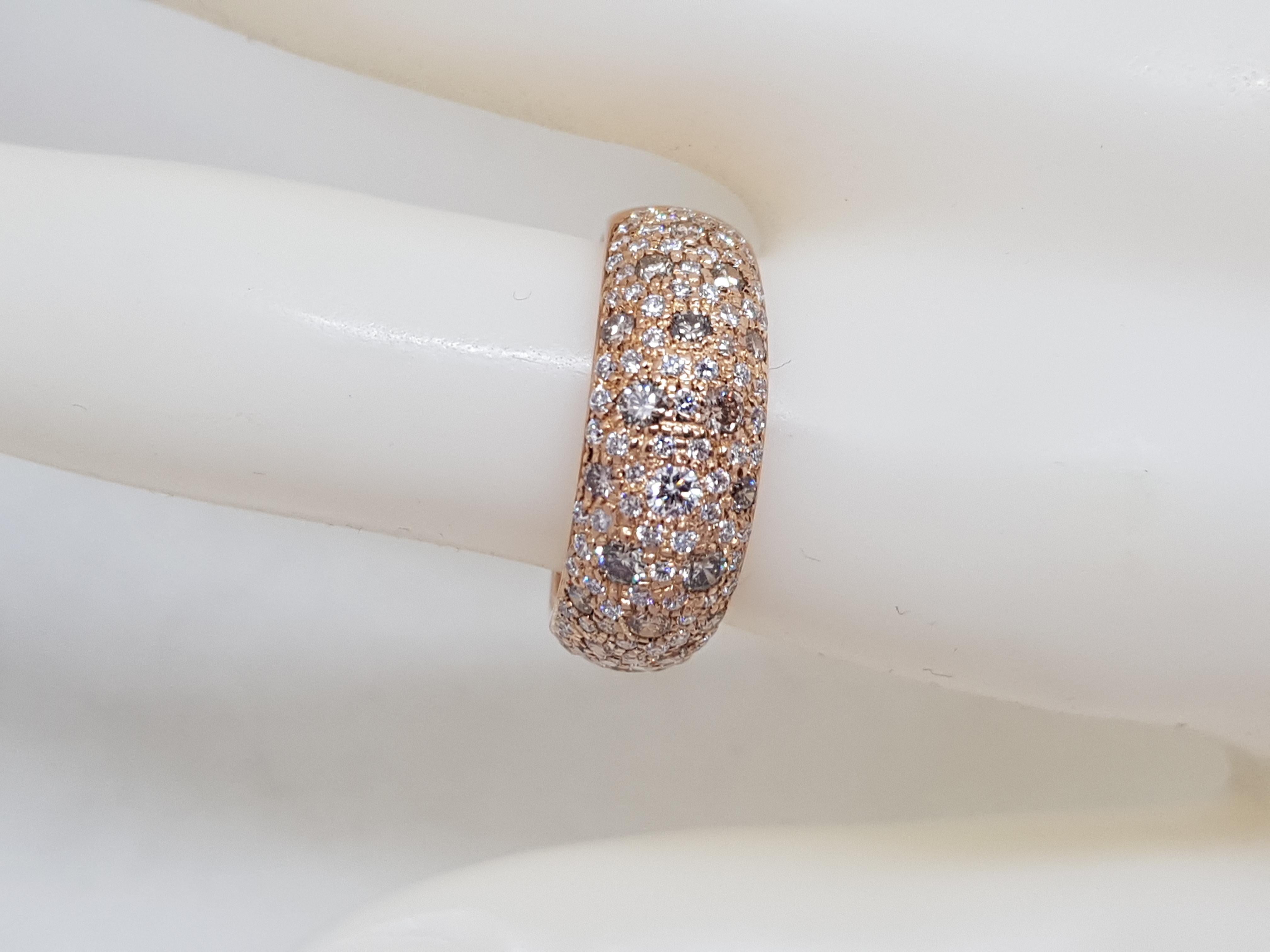 Leo Pizzo Rose Gold Diamond Ring 2