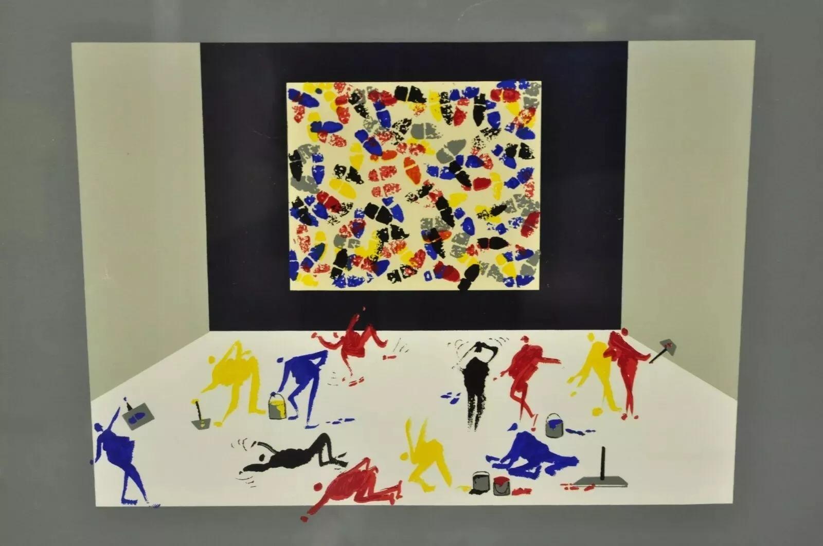 Modern Leo Posillico Serigraph Pencil Sign Numbered 