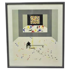 Leo Posillico Serigraph Pencil Sign Numbered "Artists Have all the Fun" 216/295