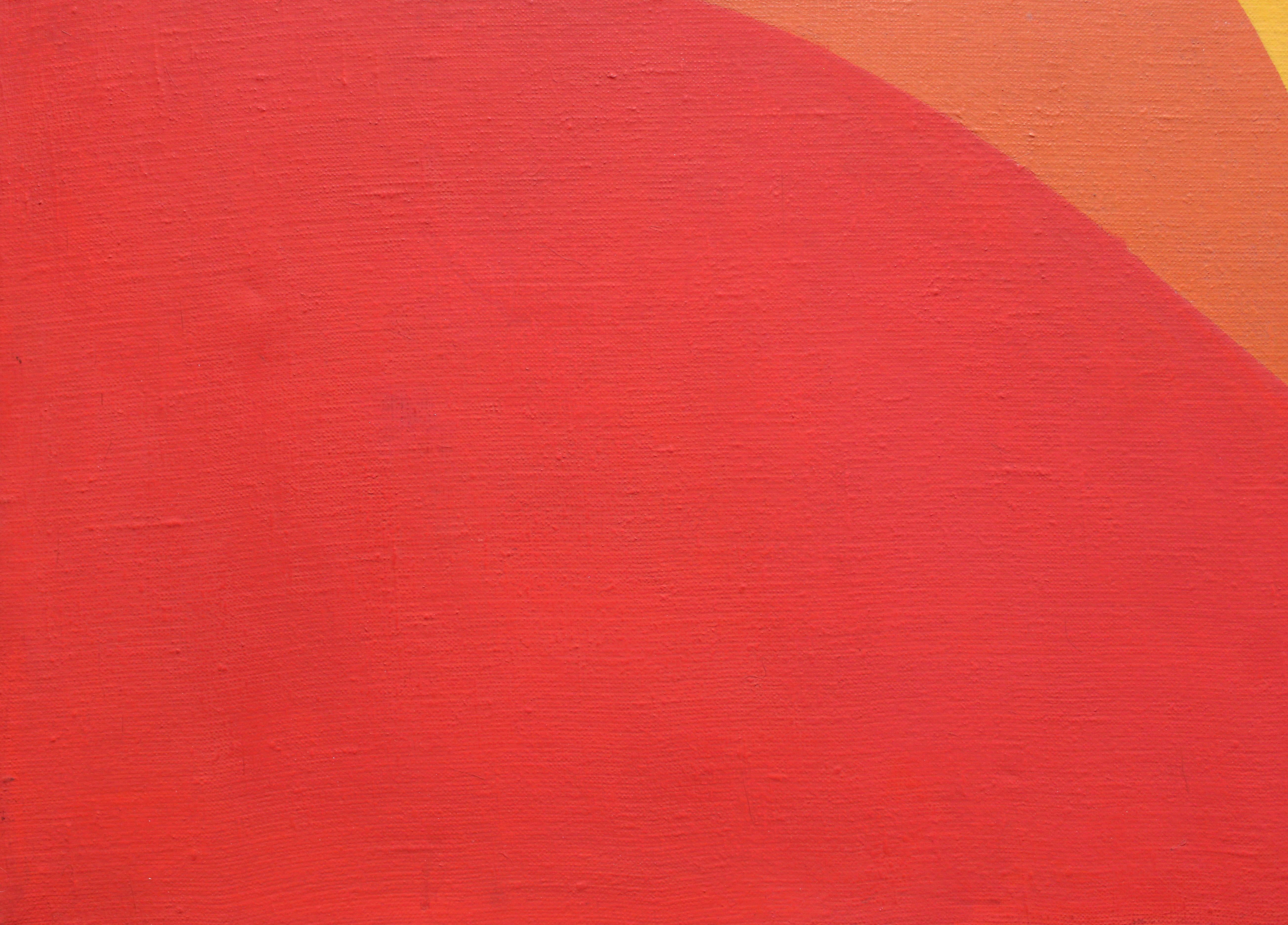 Composition. 1973, canvas, synthetic tempera, cold encaustic, 87x64 cm For Sale 1