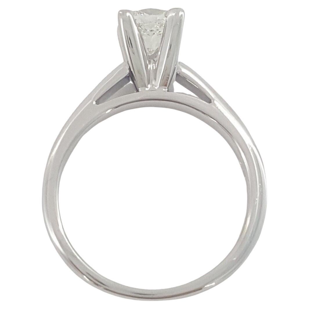 Heart Cut Leo Princess Brilliant Cut Diamond Solitaire Engagement Ring  For Sale