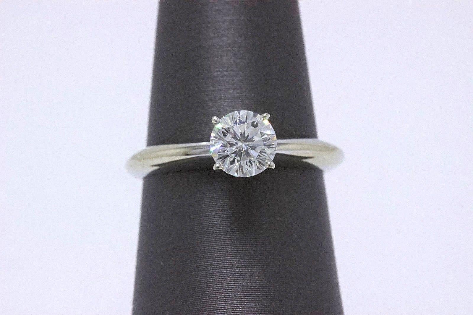Leo Round Diamond Solitaire Engagement Ring 0.67 Carat I SI1 14 Karat White Gold For Sale 1