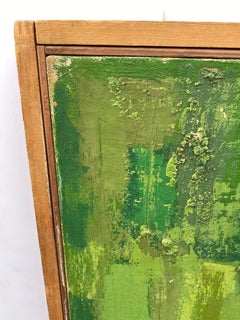 Leo Russell Large Abstract Painting on Canvas