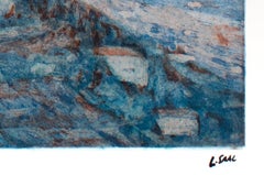 "Blue Mountains" 1983 Aquatint