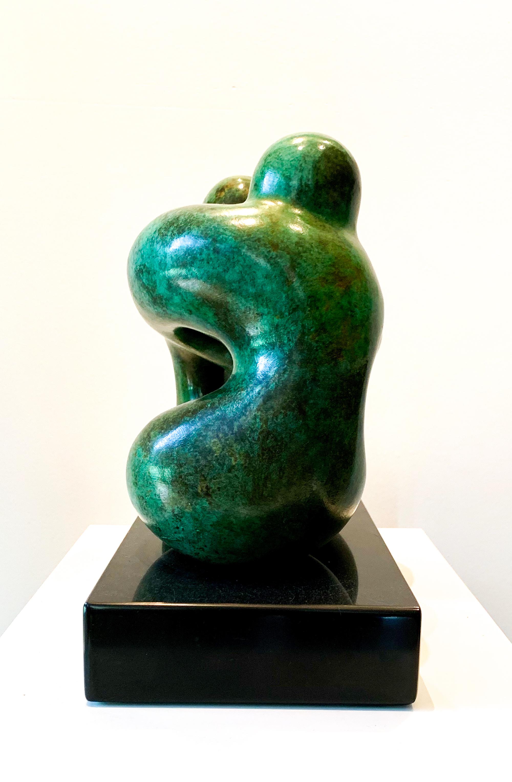 green foam sculpture