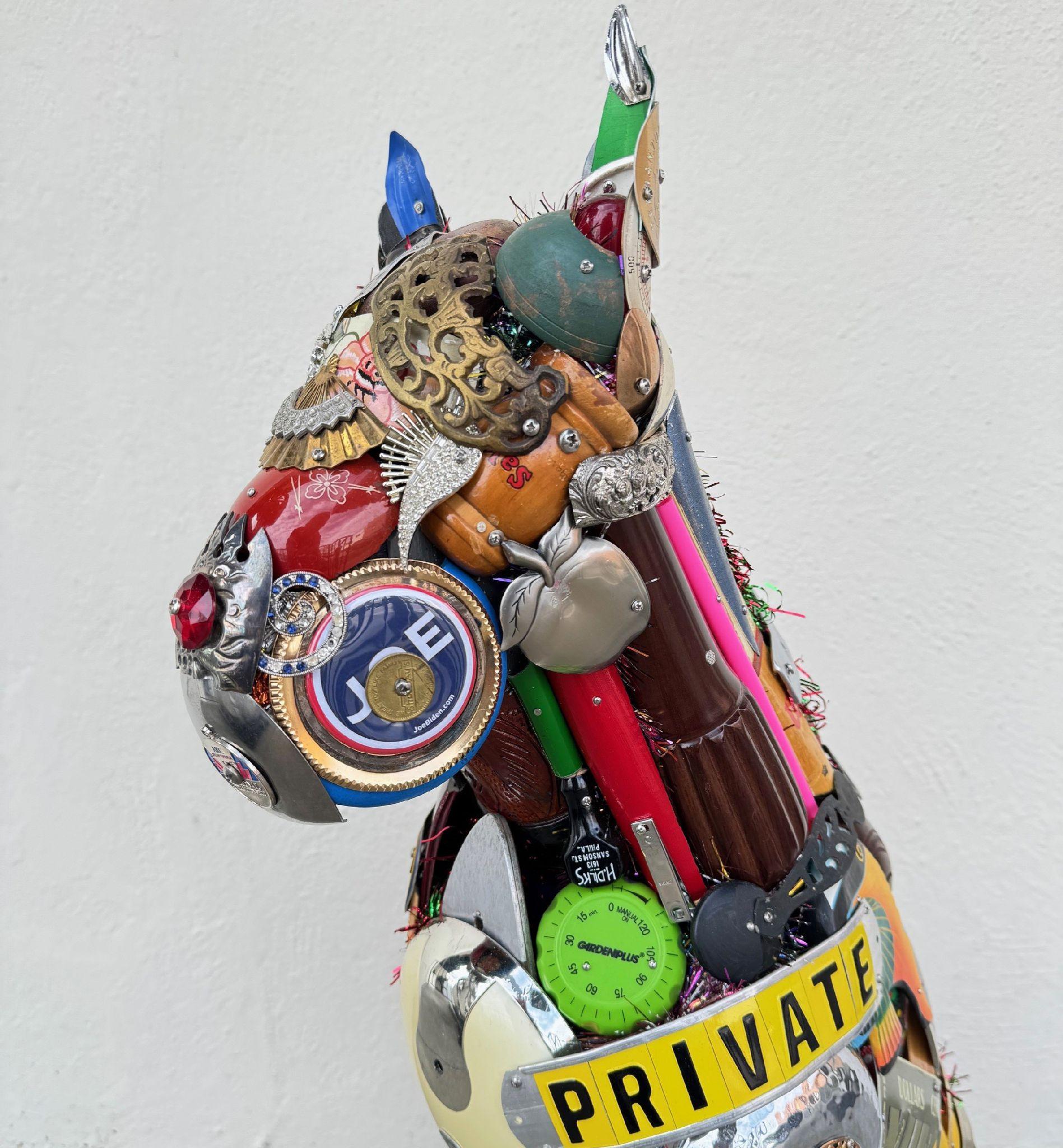 Boxer - Contemporary Sculpture by Leo Sewell
