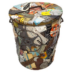 Vintage Leo Sewell Trash/Waste Can