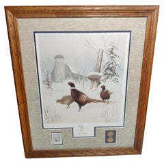 Stampa firmata Leo Stans "Winter Wonder" Edizione da collezione